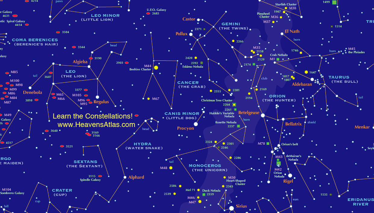 Constellation Star Chart